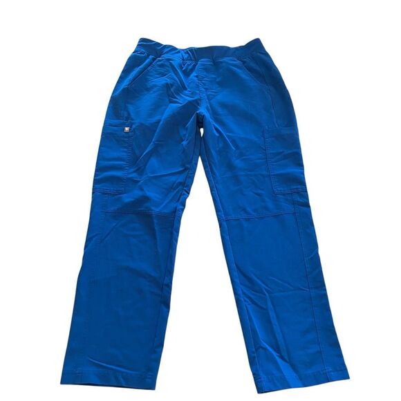 Figs MENS Scrub Blue Axim Cargo Pants T2001S Medical Nurse Size M/S - Picture 2 of 8